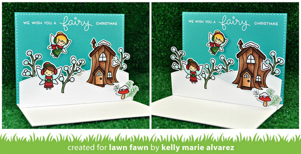 Lawn Fawn Frosty Fairy Friends Stamp Set - Orchids and Hummingbirds Designs, LLC