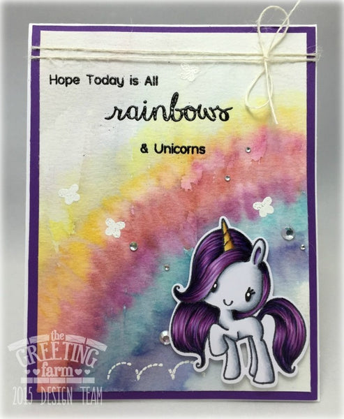 The Greeting Farm Magical Friends Stamp Set - Orchids and Hummingbirds Designs, LLC