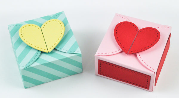 Lawn Fawn Heart Treat Box Dies - Dies - Lawn Fawn - Orchids and Hummingbirds Designs, LLC