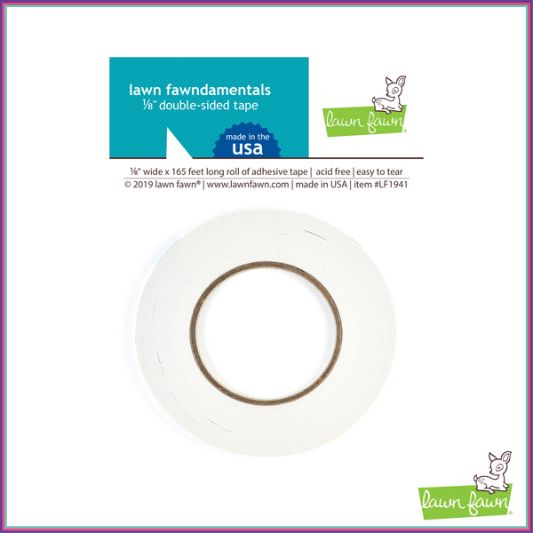 Lawn Fawn 1/8" Double-Sided tape - Scrapbooking Supplies - Lawn Fawn - Orchids and Hummingbirds Designs, LLC