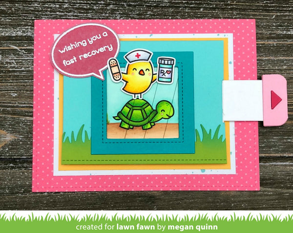 Lawn Fawn Get Well Before 'n Afters Stamp Set - Stamps - Lawn Fawn - Orchids and Hummingbirds Designs, LLC
