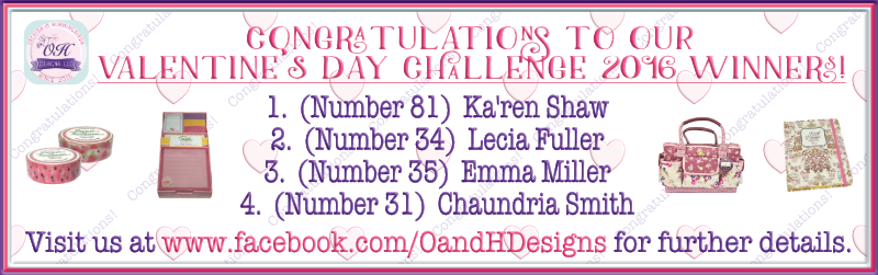 WINNERS for our Valentine's Day Challenge (...and how they were chosen!)
