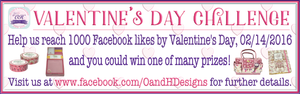 Orchids and Hummingbirds Designs, LLC's 2016 Valentine's Day Challenge!