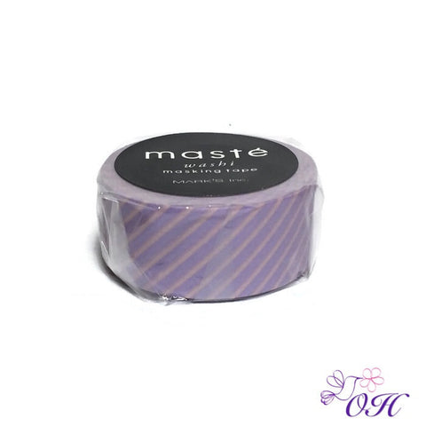 masté Lavender / Stripe Washi Tape - Orchids and Hummingbirds Designs, LLC