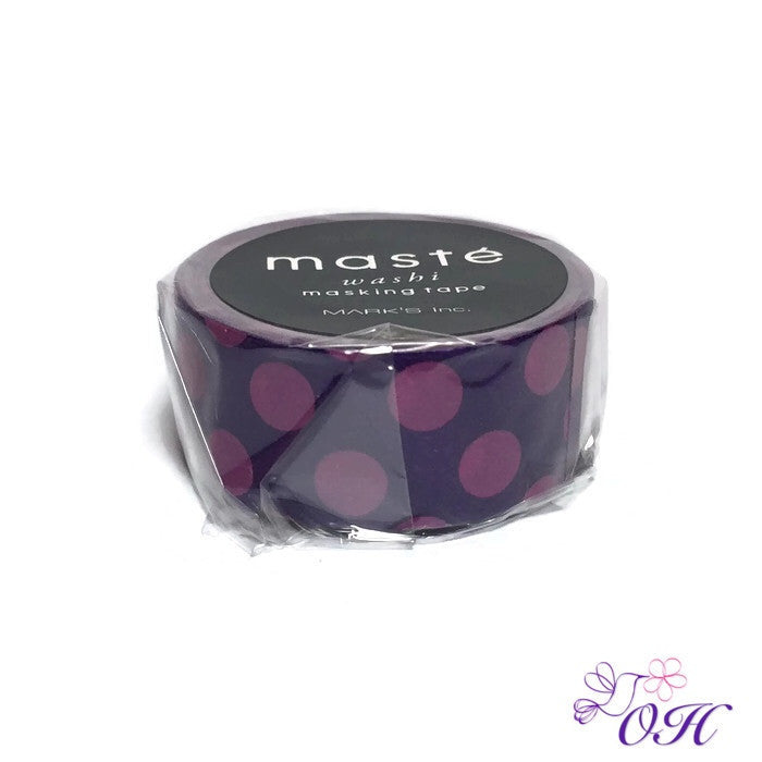 masté Purple / Dot Washi Tape - Orchids and Hummingbirds Designs, LLC