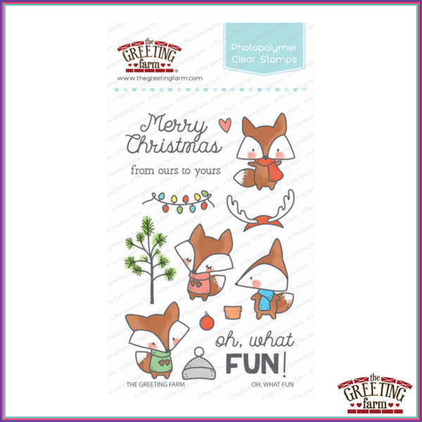 The Greeting Farm Oh, What Fun Stamp Set - Stamps - The Greeting Farm - Orchids and Hummingbirds Designs, LLC