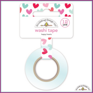 Doodlebug Happy Hearts Washi Tape - Orchids and Hummingbirds Designs, LLC