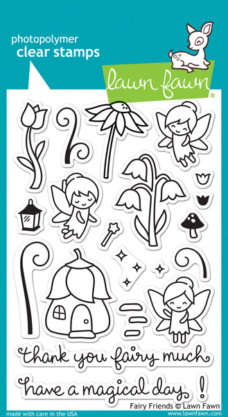 Lawn Fawn Fairy Friends Stamp Set - Orchids and Hummingbirds Designs, LLC