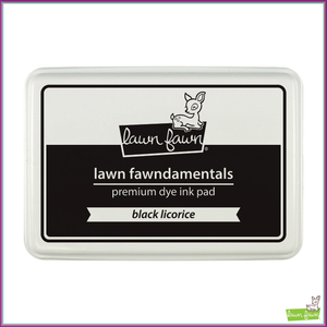 Lawn Fawn Black Licorice Dye Ink Pad - Stamping Supplies - Lawn Fawn - Orchids and Hummingbirds Designs, LLC