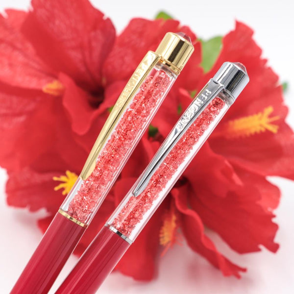 PenGems Aloha | Silver Crystal Pen - Pen - PenGems - Orchids and Hummingbirds Designs, LLC