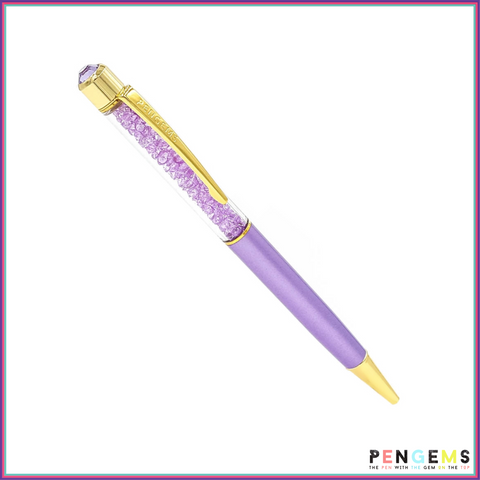 PenGems Darling Autograph Crystal Pen - Pen - PenGems - Orchids and Hummingbirds Designs, LLC