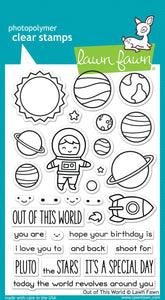 Lawn Fawn Out of This World Stamp Set - Stamps - Lawn Fawn - Orchids and Hummingbirds Designs, LLC