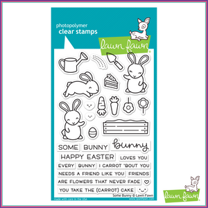 Lawn Fawn Some Bunny Stamp Set - Stamps - Lawn Fawn - Orchids and Hummingbirds Designs, LLC