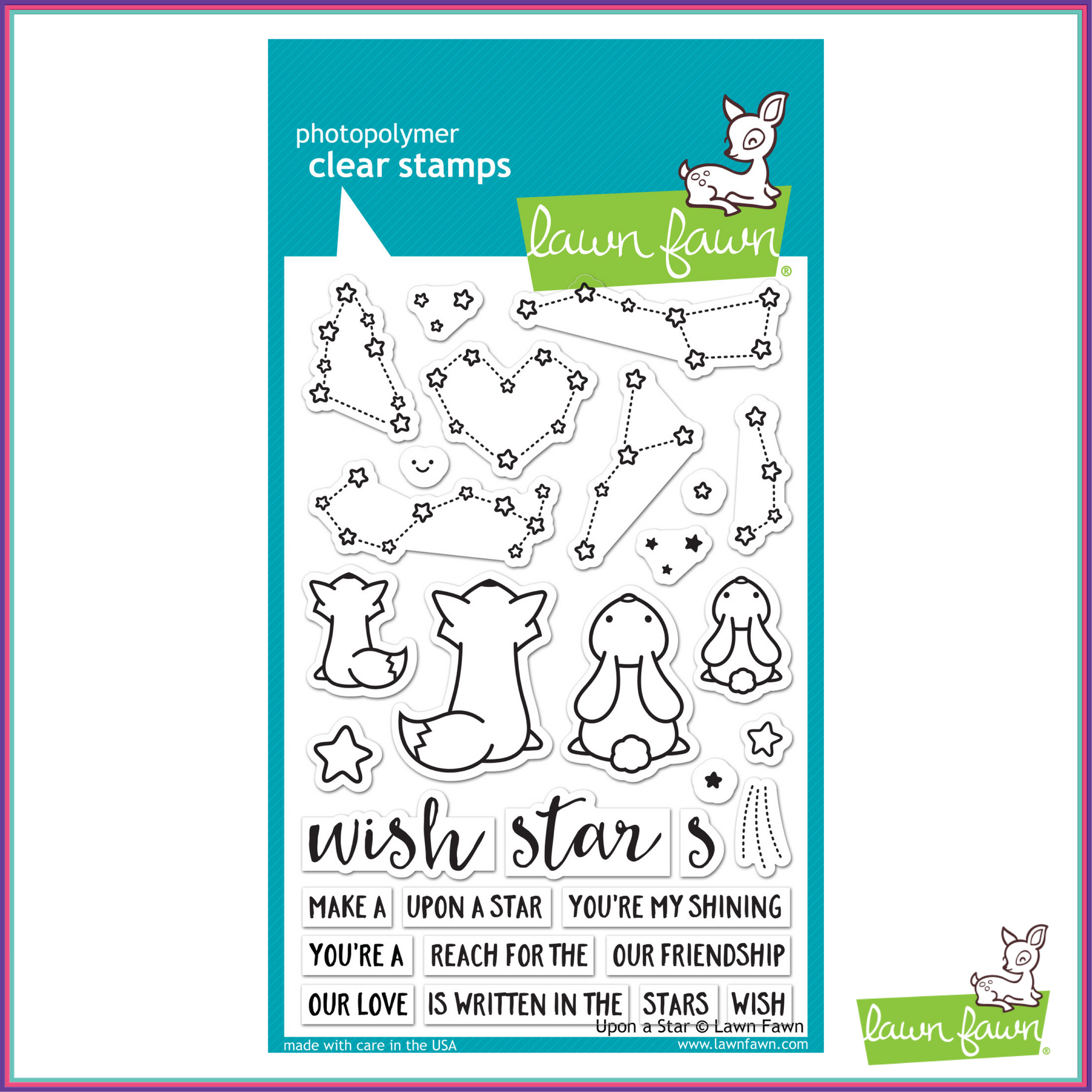 Lawn Fawn - Clear Stamps - Upon A Star
