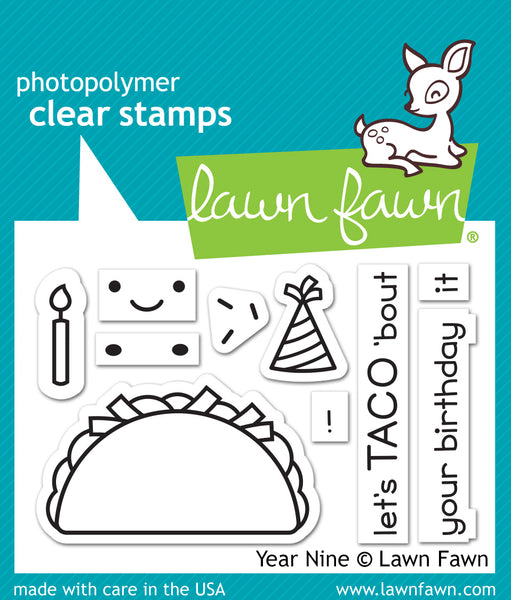 Lawn Fawn Year Nine Stamp Set - Stamps - Lawn Fawn - Orchids and Hummingbirds Designs, LLC