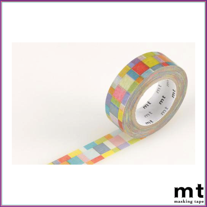 mt Mosaic Bright Washi Tape - Washi Tape - mt - Orchids and Hummingbirds Designs, LLC