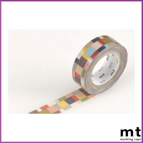 mt Mosaic Grayish Washi Tape - Washi Tape - mt - Orchids and Hummingbirds Designs, LLC
